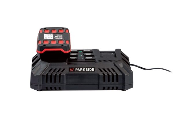 PARKSIDE Dupla gyorstöltő 20 V 2 x 4,5 A - PDSLG 20 B1