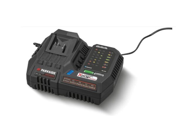 ParkSide Performance 20V, 300W Bluetooth Smart akkutöltő, akkumulátor extra gyors töltő